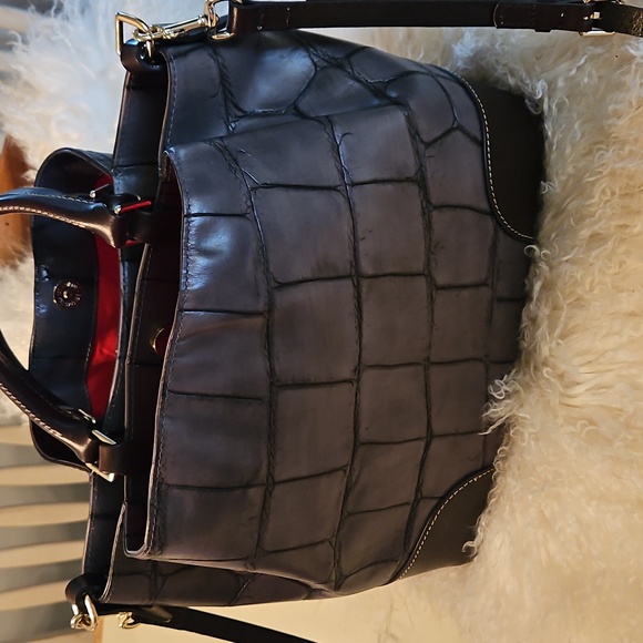 Dooney & Bourke BRENNA Croc Handbag - Picture 6 of 12